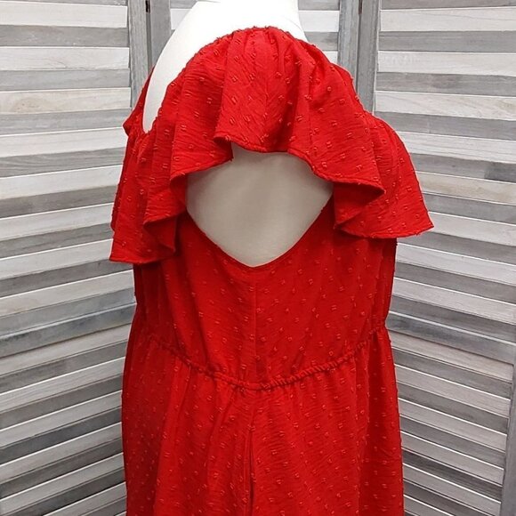 Ruffle Off the Shoulder Dress | 89th + Madison | 3X - Picture 7 of 12